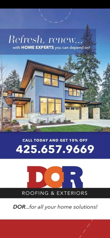 Slide of DOR Roofing and Exteriors