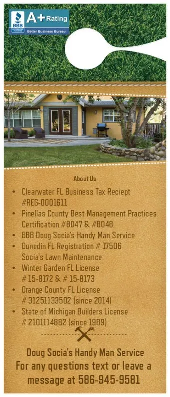 Slide of Doug Socia's Handy Man Service