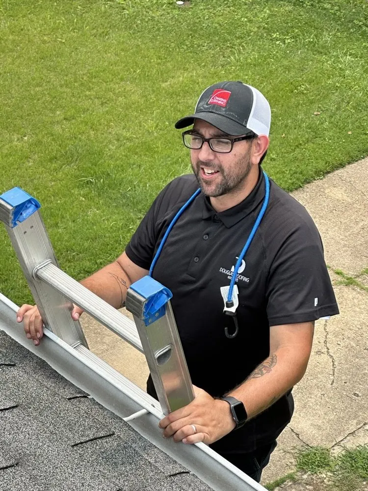 Licensed roof leak repair in North Chesterfield, VA by Douglas Roofing