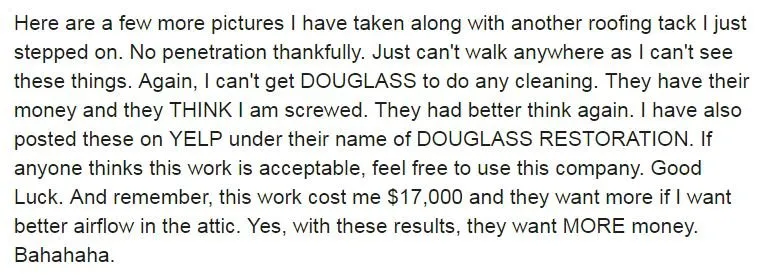 Slide of Douglass Restoration