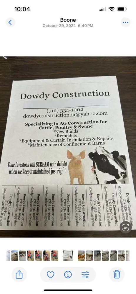 Slide of Dowdy Construction