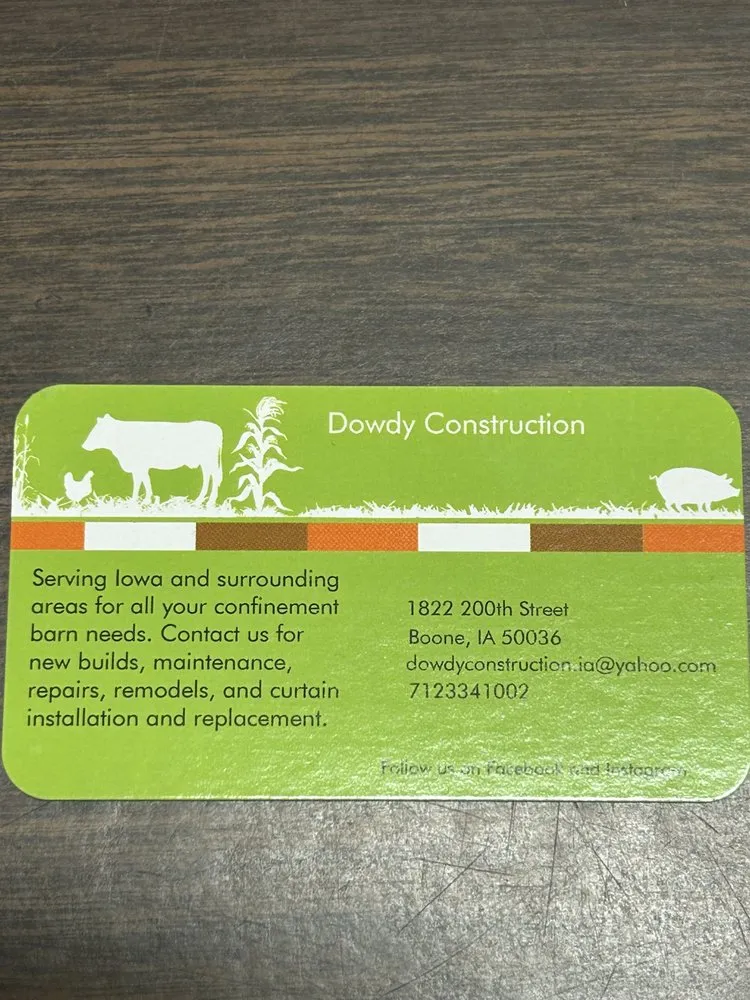 Slide of Dowdy Construction