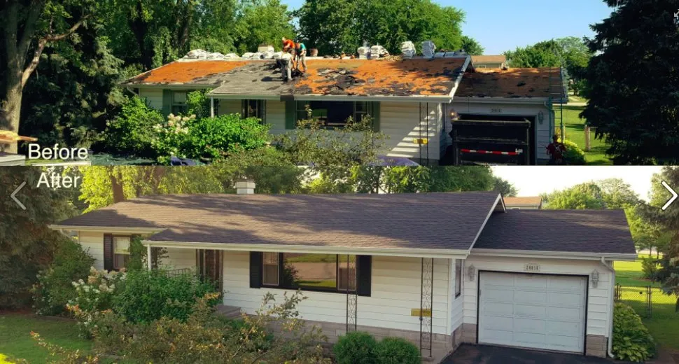 Slide of Downers Grove Roofing