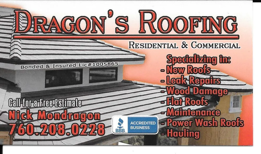Slide of Dragon's Roofing