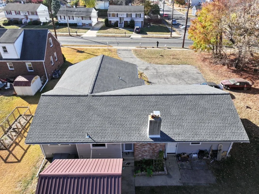 Emergency roof repair after storm damage in Hamilton Township, NJ by Dream Home Roofing