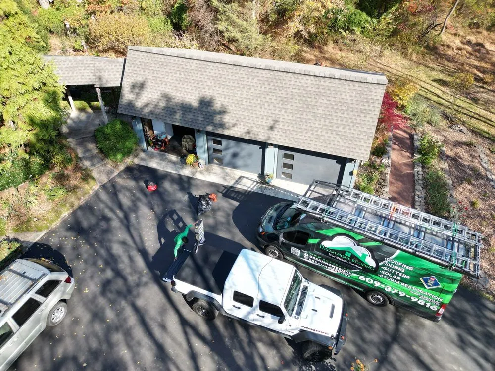 Emergency roof inspection in Hamilton Township, NJ by Dream Home Roofing