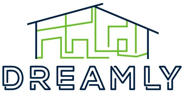 Dreamly Roofing and Construction Logo