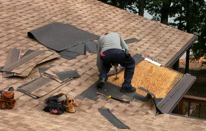 Emergency shingle roofing service in Brookeville, MD by Drew Contracting