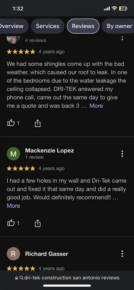 Slide of Dri-Tek Roofing, Drywall & more