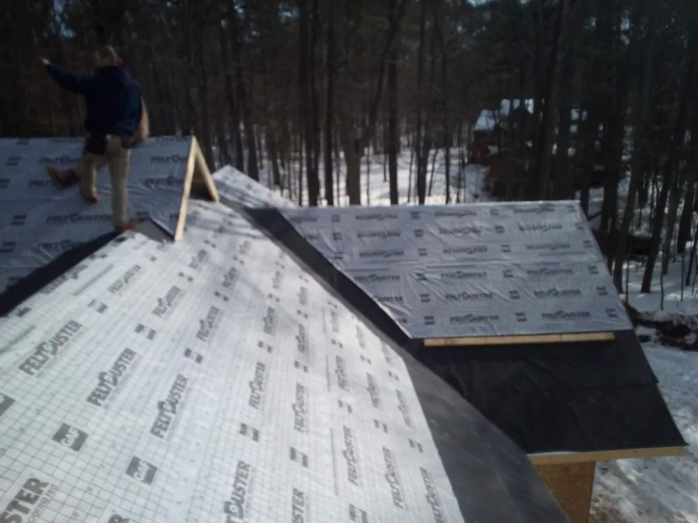 Emergency residential roofing service for residential properties in Lake Tomahawk, WI by DRM Builders