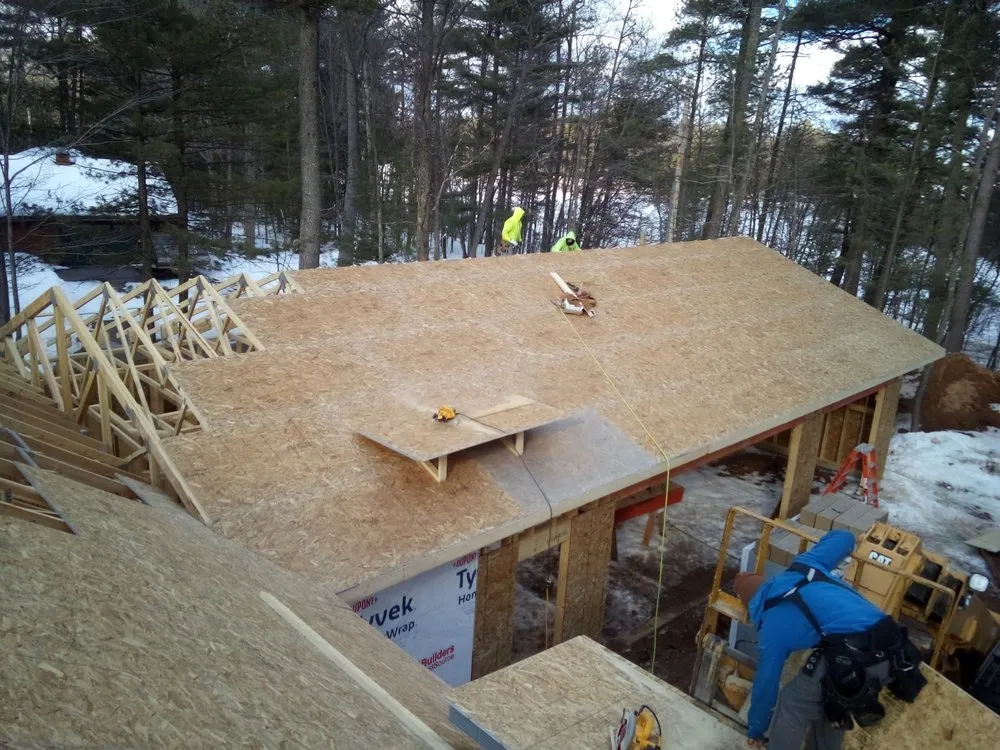 Professional roof leak repair in Lake Tomahawk, WI by DRM Builders
