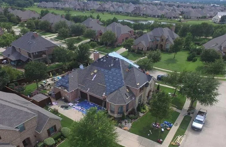 Slide of Drone Roofing & Construction