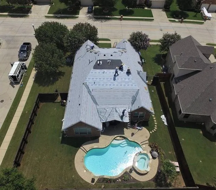 Slide of Drone Roofing & Construction