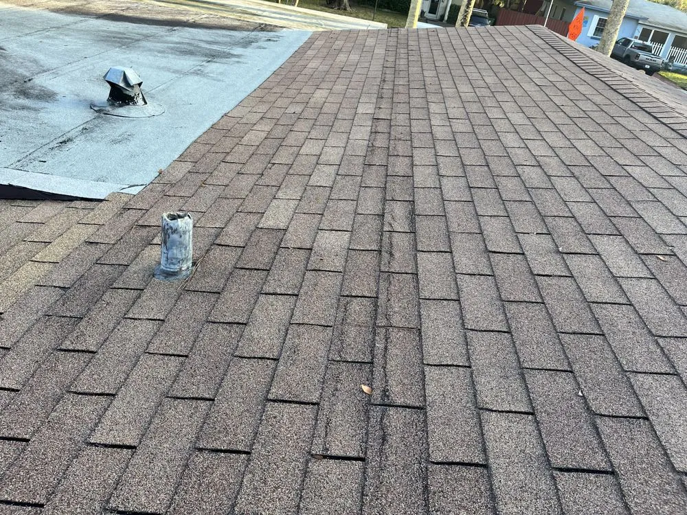 Slide of Dry in roof repair