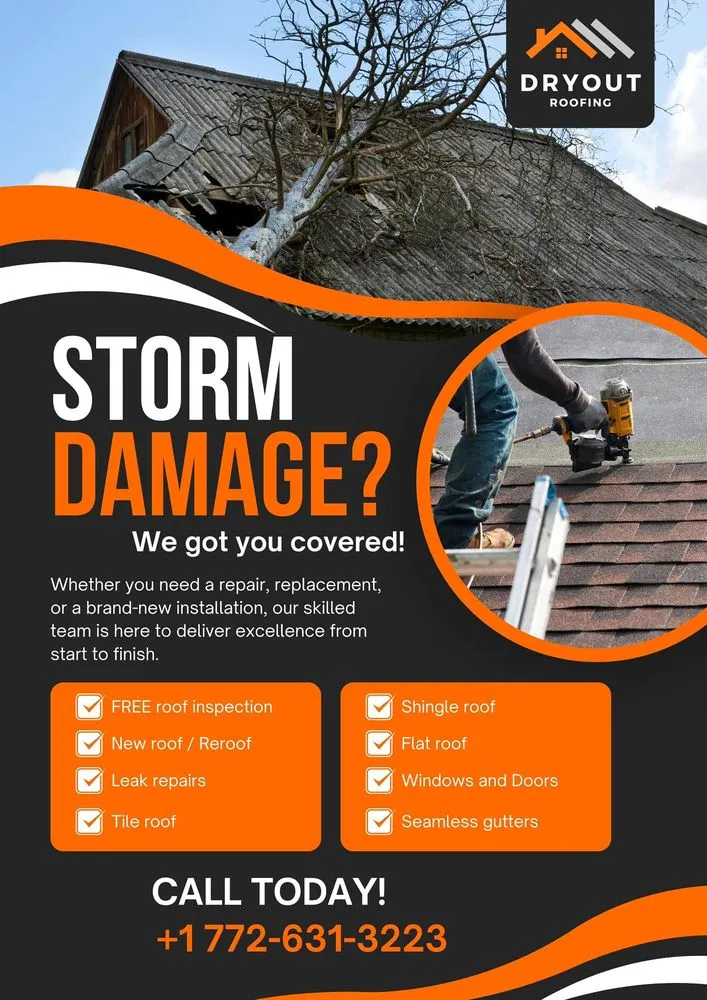 Slide of Dryout Roofing