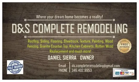 Slide of D&S Complete Remodeling