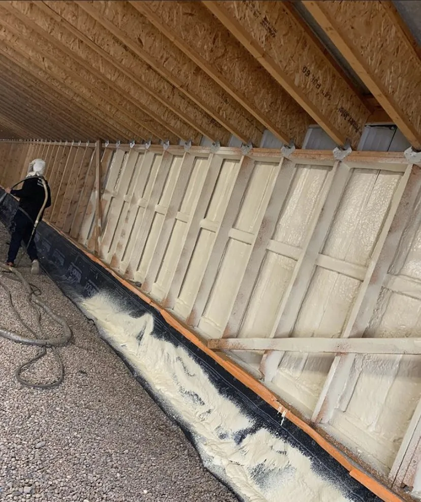 Slide of DS Foam Roofing