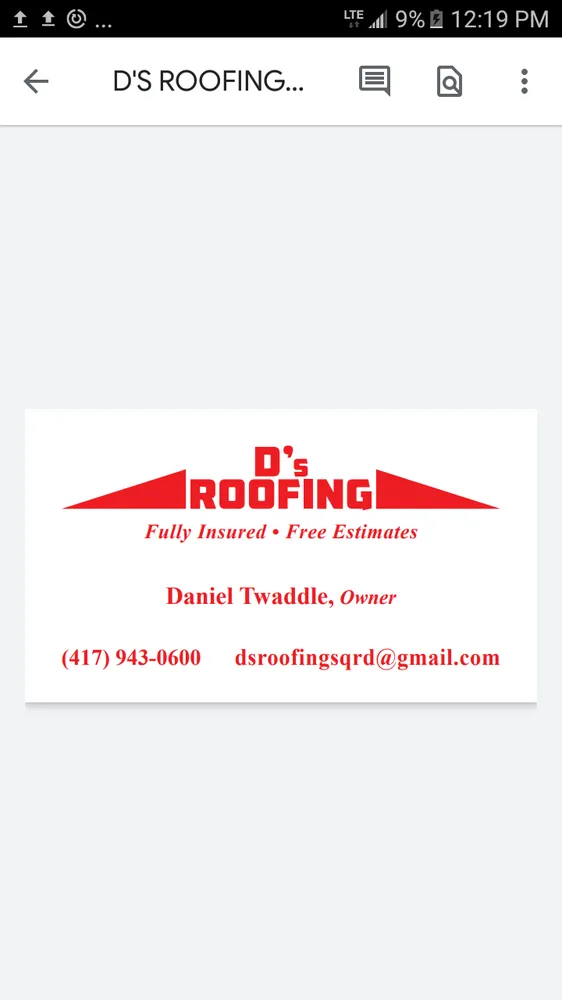 Expert roof installation experts serving Fordland, MO - D's Roofing
