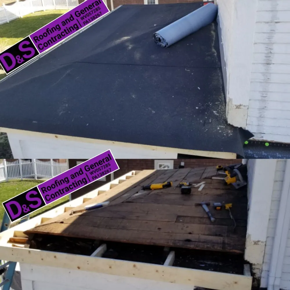 Slide of D&S Roofing