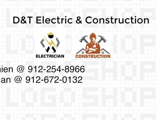 D&T Electric & Construction Logo