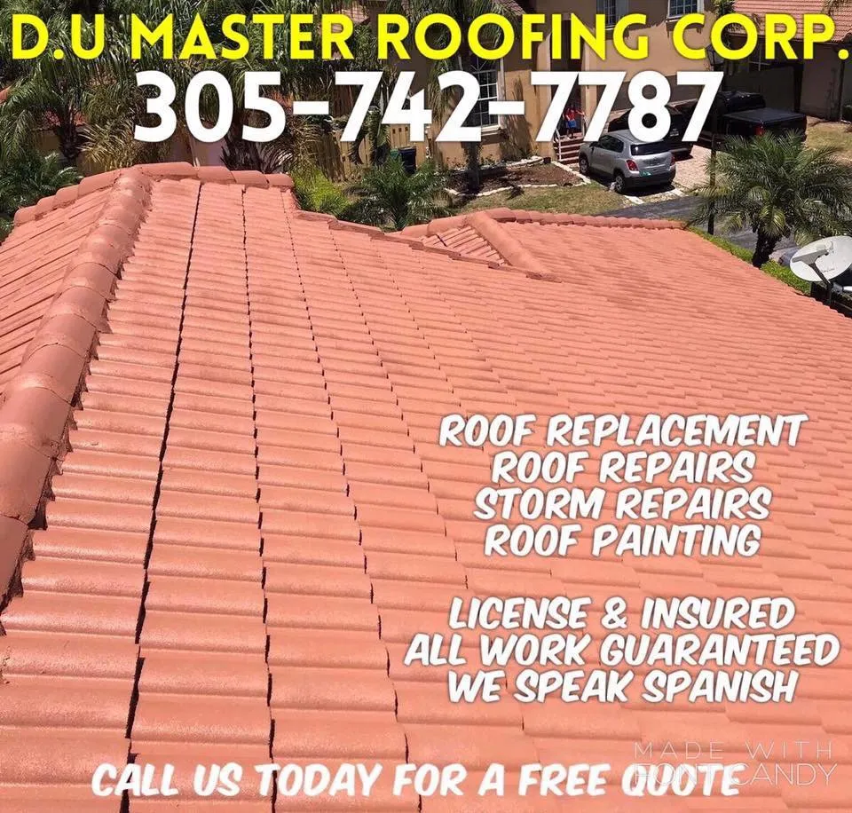 Slide of DU Master Roofing