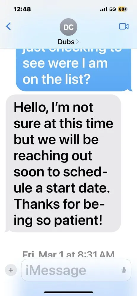 Slide of Dubs Construction