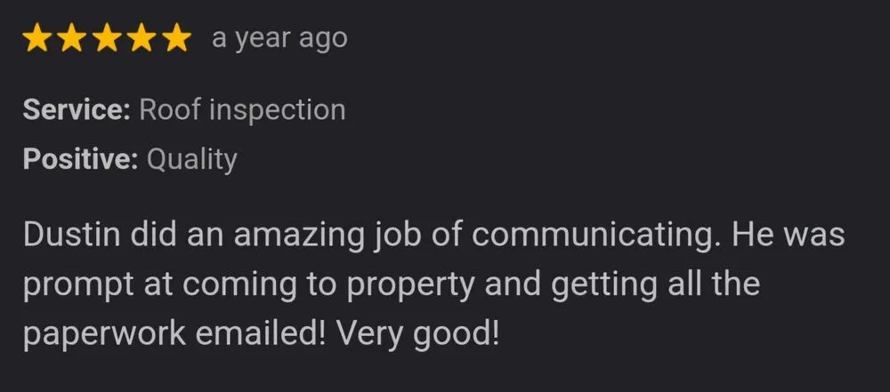 Slide of Duhr Roofing