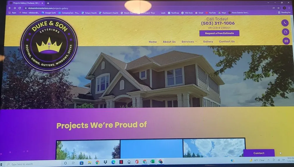 Slide of Duke & Son Exteriors