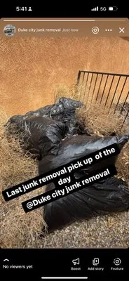Duke city Junk Removal Logo