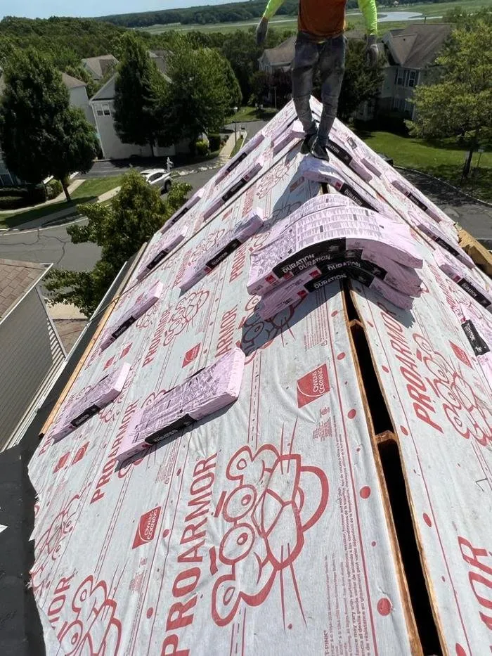 Slide of Duke's Roofing