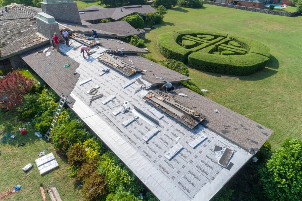 Slide of Dukes Roofing