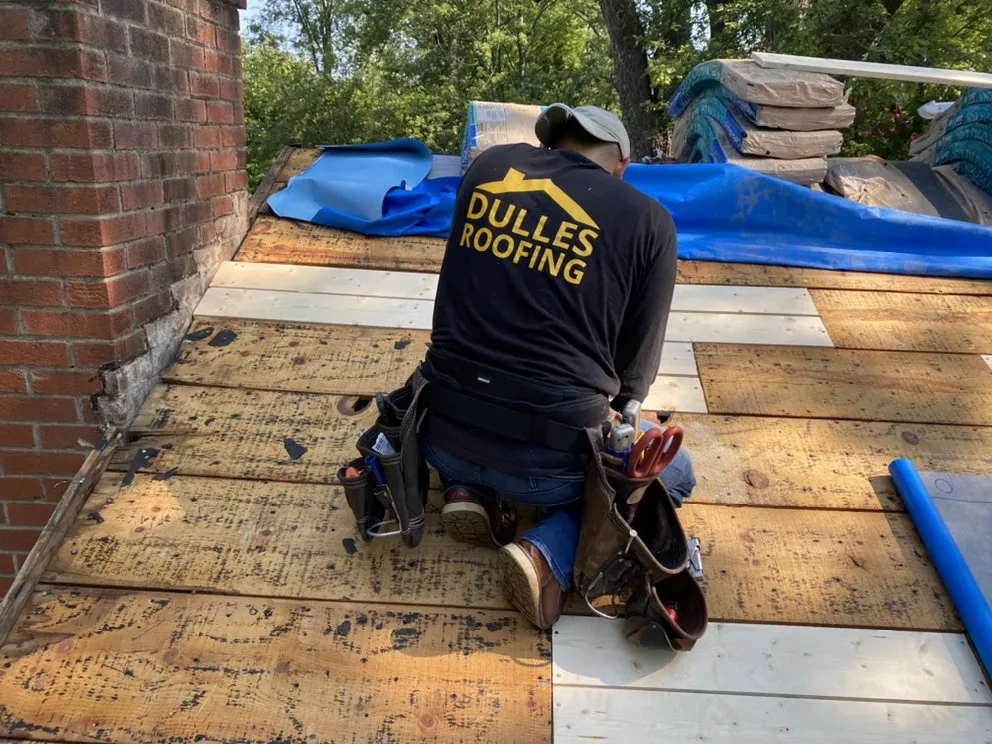 Slide of Dulles Roofing