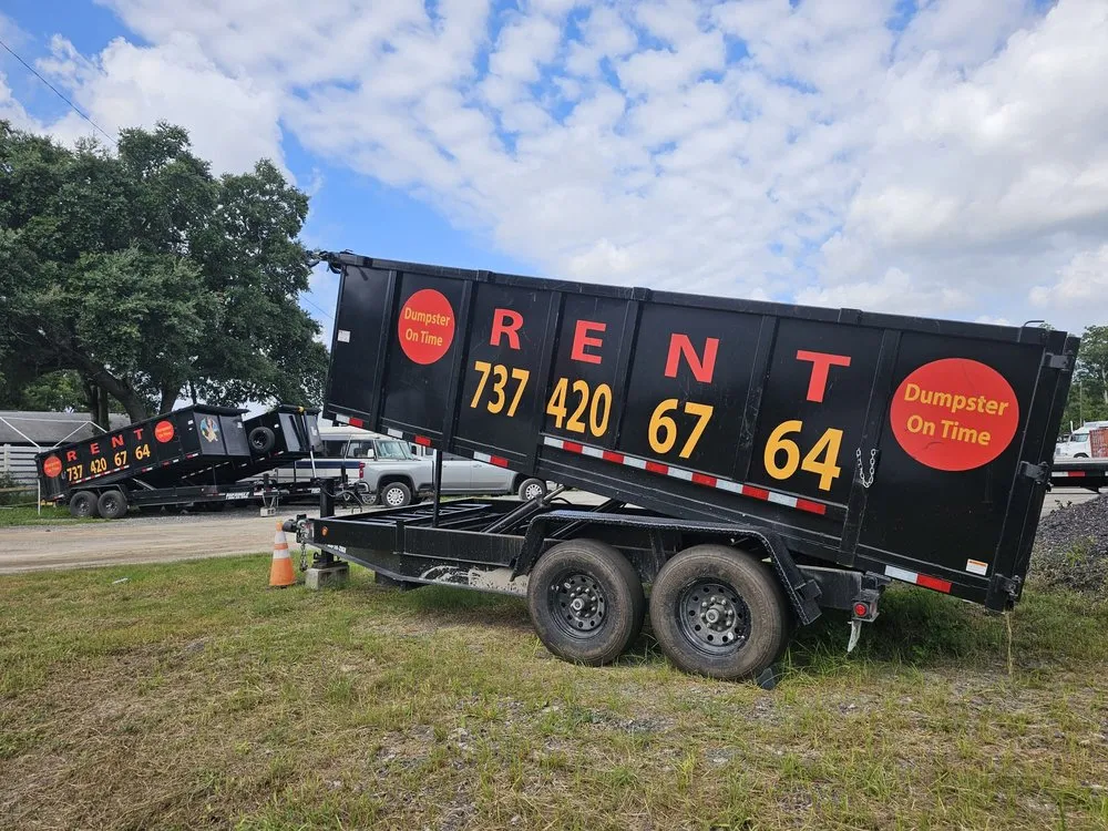 Slide of Dumpster On Time