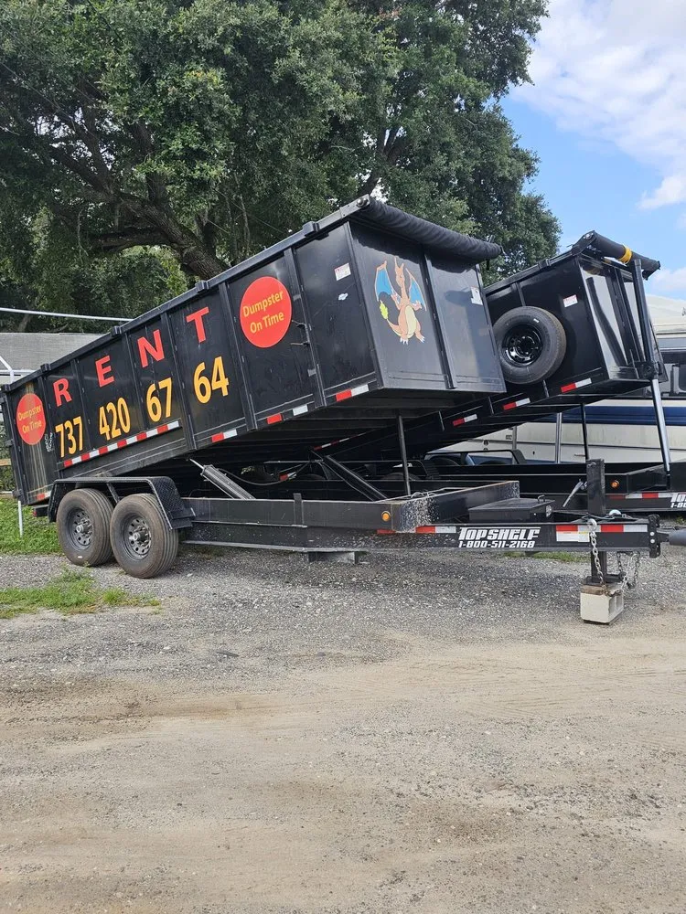Slide of Dumpster On Time