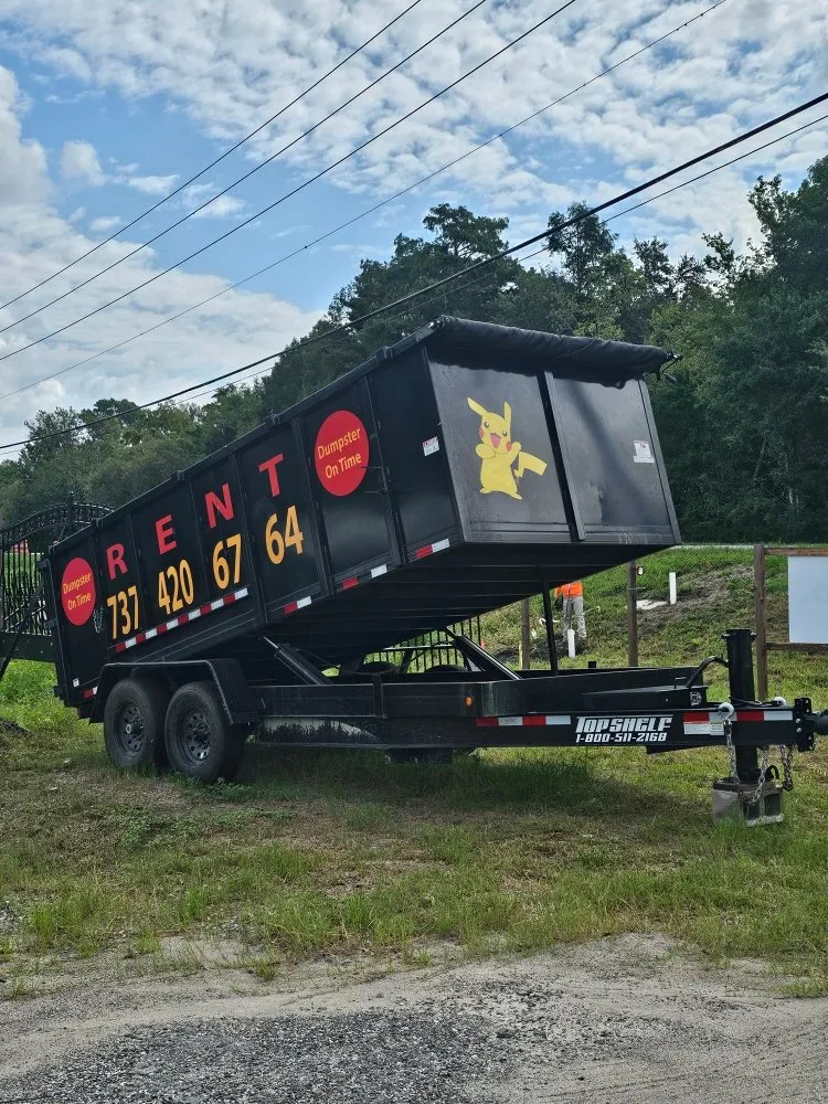 Slide of Dumpster On Time