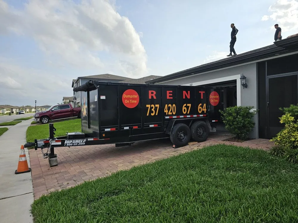 Slide of Dumpster On Time