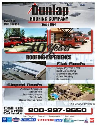 Dunlap Roofing Co Logo