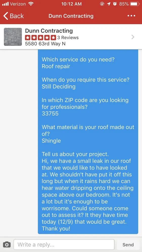 Slide of Dunn Contracting