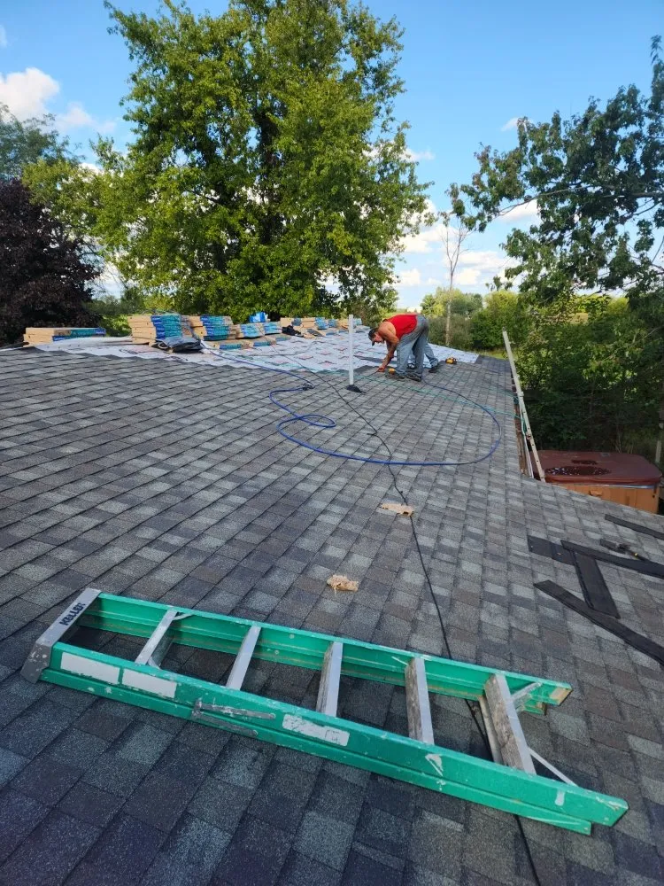 Professional roof inspection in Camden, MI - Dunn Right Roofing and Decks