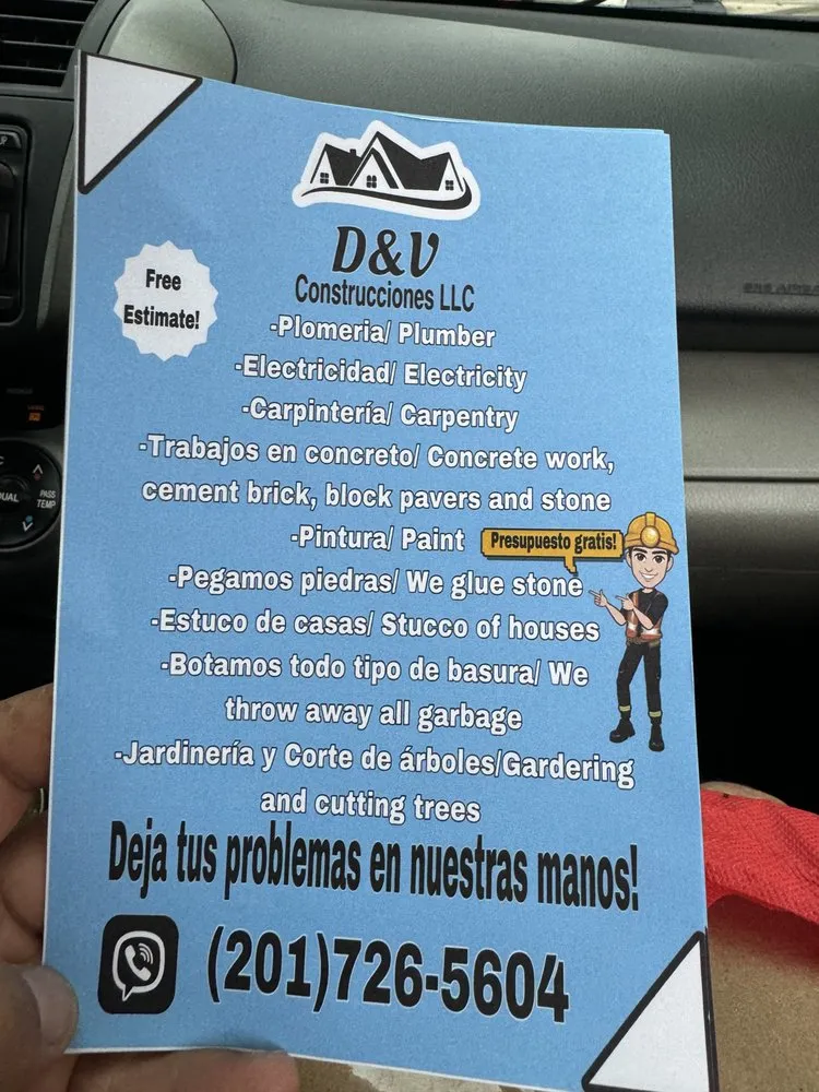 Slide of D&V Construction