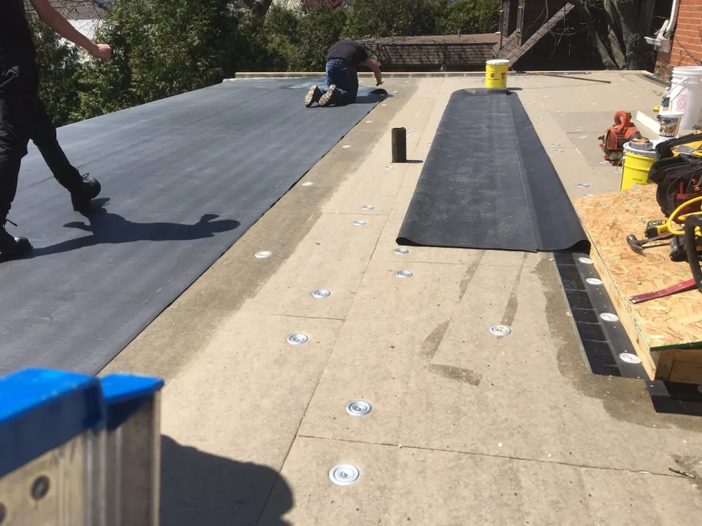 Slide of DWB Roofing