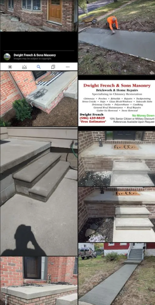 Slide of Dwight French & Sons Masonry