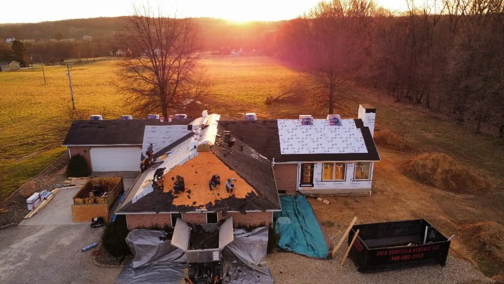 Emergency flat roof repair near you in Warsaw, OH by D.Y. Construction