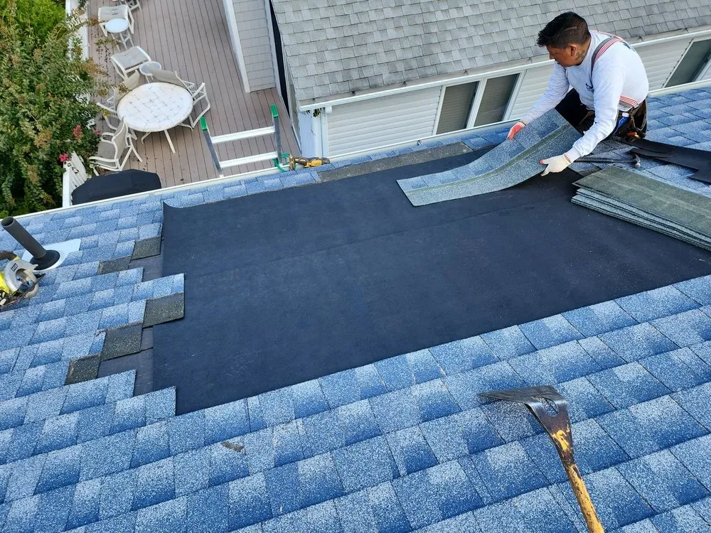 Professional roof inspection after storm damage in Egg Harbor Twp., NJ by Dynamic Property Solutions
