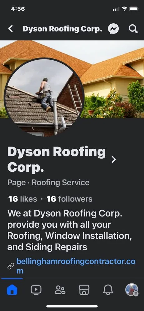 Slide of Dyson Roofing