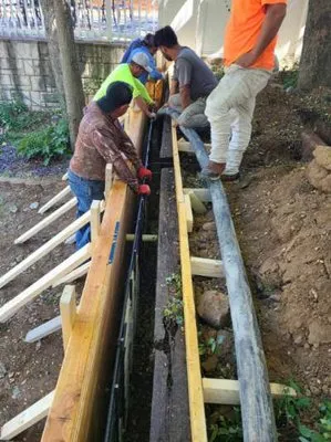 E & B Foundation Repair & Roofing Logo