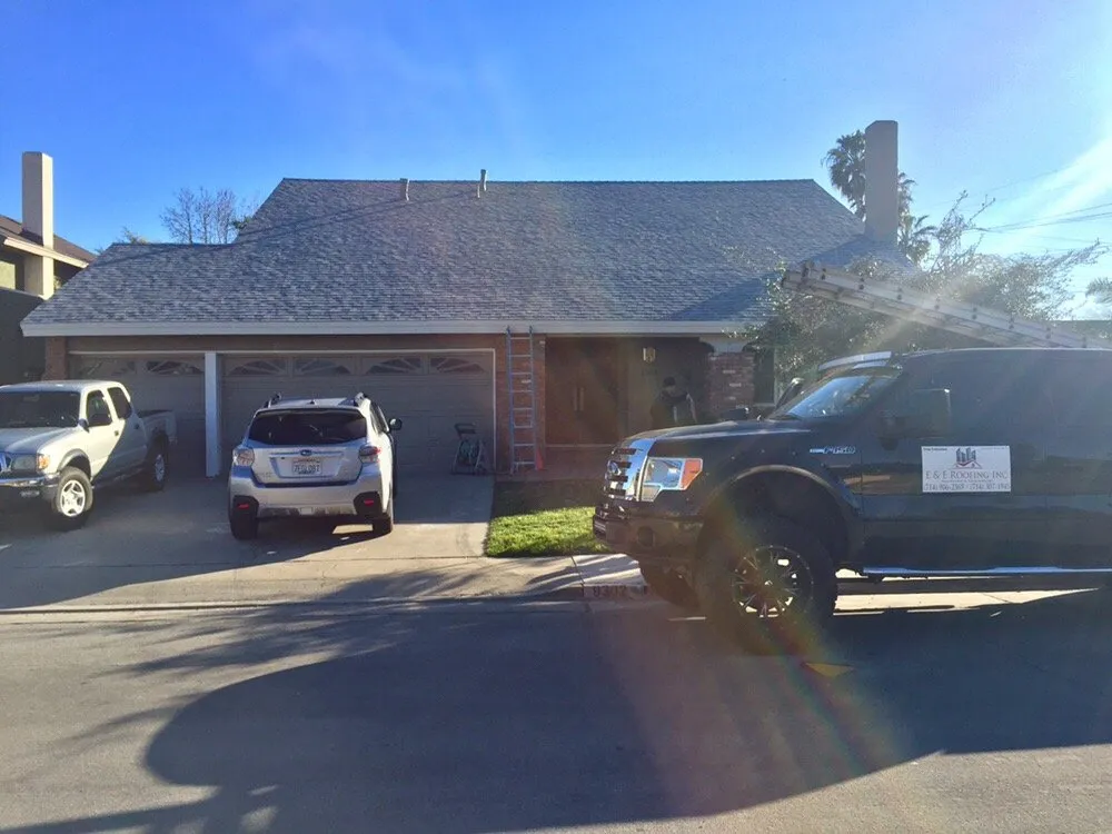 Slide of E & E Roofing