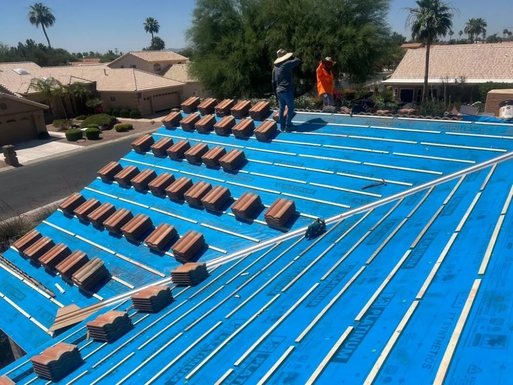 Slide of E & S Roofing