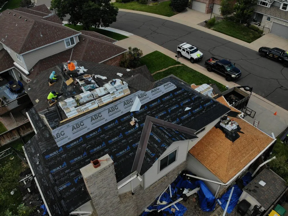 Slide of Eagle's Roofing