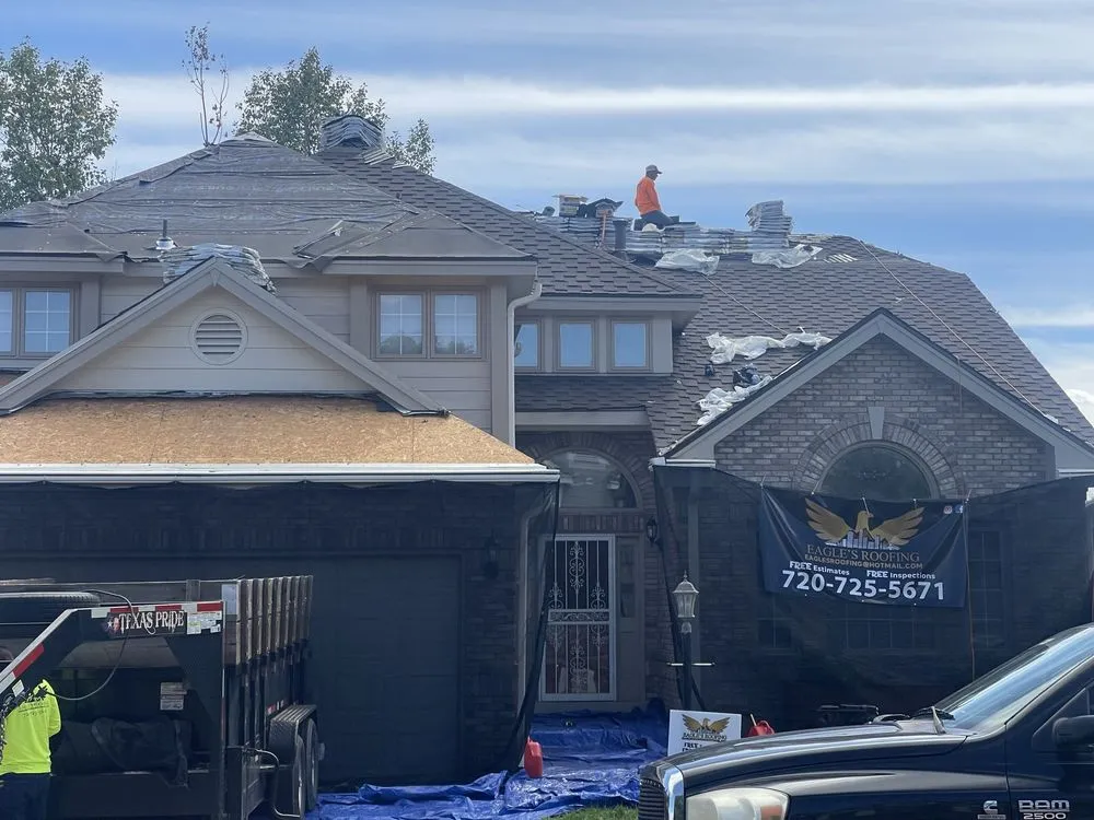 Slide of Eagle's Roofing